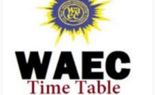 Waec Gce 2024 timetable pdf free download